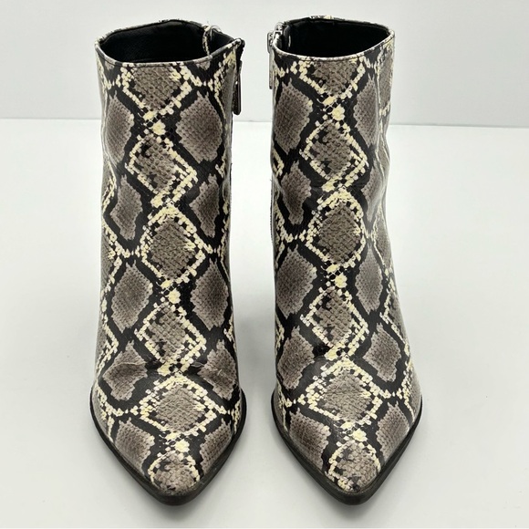 Sam Edelman Cal Ankle Boot Womens US SIze 9M Snake Print Point Toe Zip Festival - Picture 4 of 12